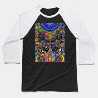 Trippy butterfly Baseball T-Shirt